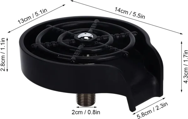 vaso 6 Limpiador Lava Vasos copas Automatico